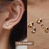 4mm Champagne Golden Screws Twits a pair