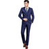 Suit photo studio màu xanh phiên bản Hàn Quốc của thanh niên đẹp trai trình diễn trang phục dạ hội phù hợp với bộ đồ ba mảnh nam - Suit phù hợp quần tây Suit phù hợp