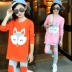Quần áo bé gái mùa xuân phong cách nước ngoài 2018 quần áo trẻ em mới phiên bản Hàn Quốc mùa xuân và mùa thu bé gái quần áo hai dây phù hợp với quần áo Phù hợp với trẻ em