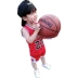 Trẻ em của quần áo bóng rổ phù hợp với bé trai và bé gái bé jerseys trường tiểu học đào tạo quần áo nam mùa hè mẫu giáo quần áo hiệu suất 	lưới xích bóng rổ Bóng rổ