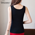 Thời trang khí chất Slim vest chuyên nghiệp chạm đáy hoang dã mùa hè mới phương thức cá heo trái tim quần áo phụ nữ - Áo ba lỗ áo khoác jean nữ Áo ba lỗ