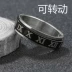 Nhẫn rồng nam Cross Skeleton Titan Steel Nhẫn Cá tính Trang sức nam Phụ kiện Cặp đôi Nhẫn nhẫn đôi bạc Nhẫn