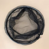 Круглая копия сетка полость складка черная ткань из нержавеющей стали телескопическая полюса плотная сетка для глаз карманные рыба