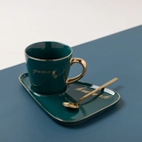 Кофейная глина, комплект, послеобеденный чай, высококлассная изысканная чашка для влюбленных, легкий роскошный стиль