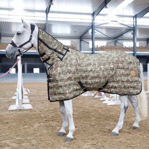 Cavassion Camouflage Winter Crovined Толстый забор для лошади можно удалить 3D Tailor Rockma Horses 8219063