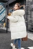 Áo khoác nữ mùa đông 2018 phiên bản Hàn Quốc mới của cổ áo lông thú lớn trong phần dài xuống đệm bông là chiếc áo khoác cotton mỏng