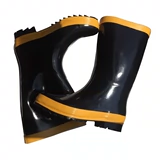 97 Fire Shoe 97 Fire Fighting Water Water Boots Train Training Rubber Boots Fire Steel Steel Plate Soles of Anti -Smash Boots