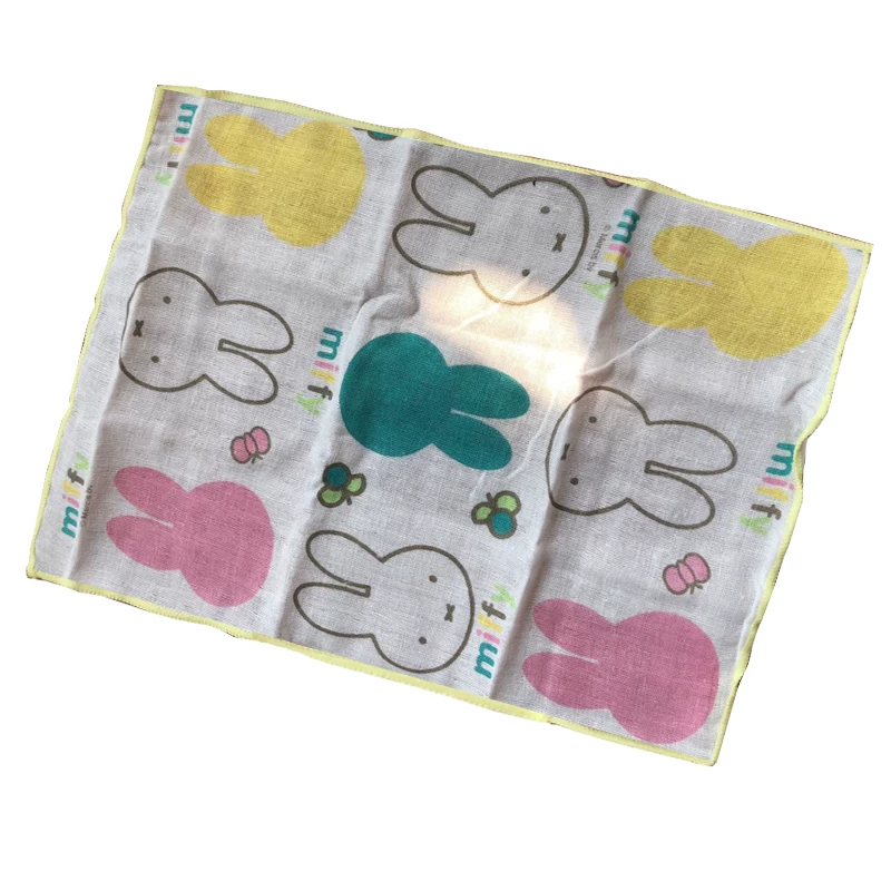 Japanese double-layer gauze children's scarf, handkerchief for new born, eating bib, 5 items