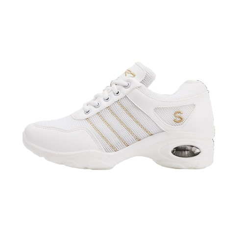 Танцующая спортивная обувь, белые туфли, мягкая подошва