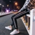 Quần Hàn Quốc phiên bản của xu hướng quần harem thanh niên trai hoang dã thể thao màu đen quần Mỏng chín quần quần âu shop quần áo nam Quần Harem