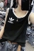 2018 mùa hè mới nữ đồng ammonia lụa Hàn Quốc thời trang thoải mái vest treo băng thông lỏng thể thao hoang dã giản dị thư T áo kiểu nữ đẹp Áo ba lỗ