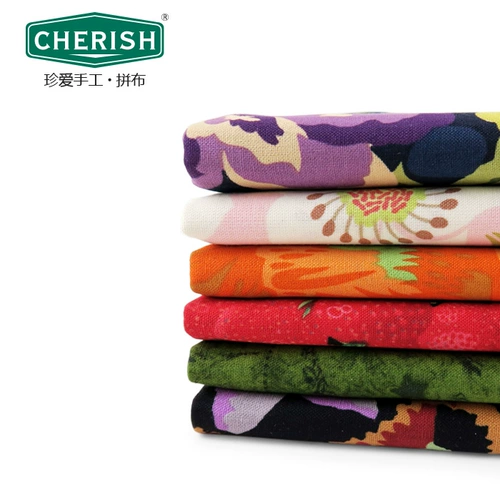 Хлопковая импортная многоцветная ткань