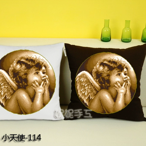 Nini Hand Dmc Cross Stitch Pillow Sand y 艺 习   焓 焓 焓 焓 焓 焓 焓 焓 焓 焓 焓 焓 焓 焓 Европейский характер хлопок