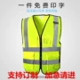 An toàn vest phản quang trang web phản chiếu an toàn vest xây dựng cảnh báo bảo vệ vest in xe máy đi nón bảo hộ có kính