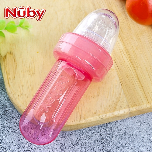 Nuby, детский прорезыватель, ниблер для фруктов и овощей, детская фруктовая силикагелевая игрушка для прикорма