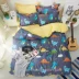 Bộ đồ giường trẻ em cotton bộ bốn bông chàng trai cậu bé bộ đồ giường tấm ba bộ 1.2m1.5 giường 笠