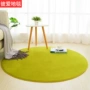 Nordic ghế máy tính tròn thảm bọc giỏ con ngủ con beanbag thảm tóc ngắn nhà màu xanh lá cây - Thảm thảm trải sofa