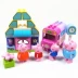 Đồ chơi hình con lợn Các khối xây dựng của Peggyqi tương thích với các hạt lớn Lego ghép hình các bé trai và bé gái 2-3-6 tuổi