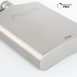 Металлическая карманная фляжка, воронка, бокал, дорожный портативный винный набор, Германия, 250 мл