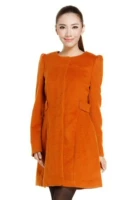 Ai Yiyi quầy chính hãng cao cấp trí tuệ vòng cổ dài phần eo thon áo len mỏng 170134084 áo khoác dạ ngắn nữ hàn quốc
