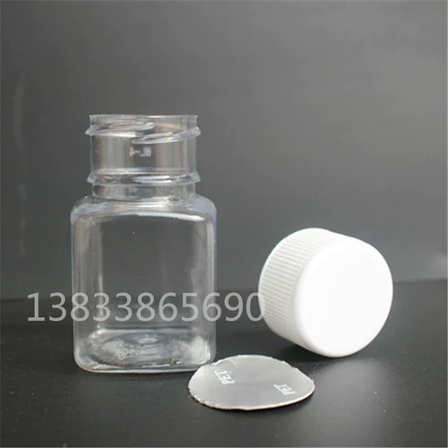 Пластиковая прозрачная бутылка, упаковка, 30 грамм, 30 мл, пробник