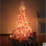 Рождественская розовая рождественская елка Пакет 1,5/1,8 метра Sakura Sakura Gradm -разгружающе