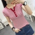 Mùa hè hè trung niên của phụ nữ mặc của mẹ cotton ngắn tay T-Shirt body shirt 桖 quần áo 30 35 40 tuổi nv Quần áo của mẹ