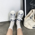 2018 new canvas giày nữ sinh viên hoang dã Hàn Quốc phiên bản của phong cách Harajuku ulzzang retro cổng gió chic board giày Plimsolls