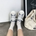 2018 new canvas giày nữ sinh viên hoang dã Hàn Quốc phiên bản của phong cách Harajuku ulzzang retro cổng gió chic board giày Plimsolls