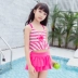Đồ bơi trẻ em Cô gái Cô gái Chia hai mảnh Váy bãi biển Công chúa dễ thương Váy tam giác Bãi biển Bikini - Bộ đồ bơi của Kid