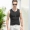 Mùa hè nam Vest nam Cotton Cotton Thể thao thoáng khí Thể dục Thể hình Slim Fit Tay áo chật - Lót áo không tay nam