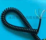 Пружинный спиральный кабель извлечение кабеля кабеля Скваловая проволока Высоко -температурная проволока 1 ядра 2 ядра 3 ядра 4 ядра