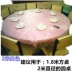 Khăn trải bàn mới dùng một lần bằng nhựa hình chữ nhật tròn bàn vải đám cưới nhà lễ hội phim trong suốt đỏ trắng 1 - Các món ăn dùng một lần Các món ăn dùng một lần