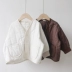 Áo khoác cotton mỏng cho bé 2019 mùa thu mới bé trai và bé gái chải bông Áo khoác rộng Hàn Quốc - Áo khoác