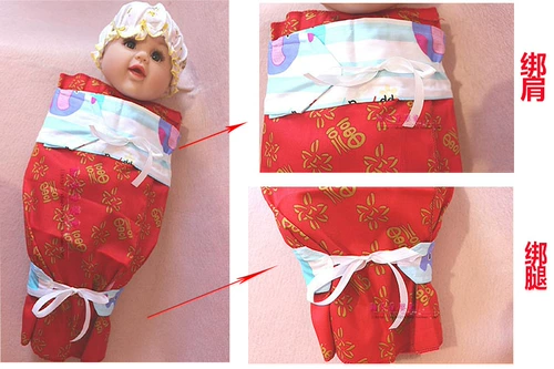 Детский ремень для новорожденных, регулируемая хлопковая пеленка, фиксаторы в комплекте