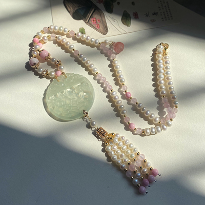 taobao agent Genuine necklace, Hanfu, fresh universal jewelry