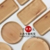 Phong cách nhật bản tấm gỗ hình chữ nhật bằng gỗ khay tấm gỗ đĩa trái cây khay bánh cup tray tấm gỗ rắn cách nhiệt pad pad Tấm