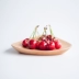 Nhật bản-phong cách 榉 木 龟 Một tam giác đĩa món ăn sáng tạo tấm gỗ đĩa trái cây pastry tấm ăn sáng tấm snack snack tấm