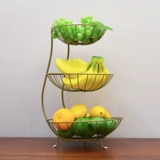 Двухэтажный фруктовый элитный изысканный журнальный столик, современная и минималистичная корзина для хранения