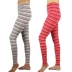 Quần dài nữ sọc đơn mảnh quần sọc đáy quần lót mỏng dây quần kích thước lớn trung niên cơ sở ấm quần quần legging Quần nóng lên