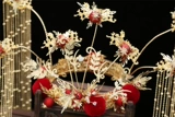 Китайская невеста Хьюхе головная убора в атмосфере свадебных украшений древней королевы