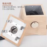 Бамбуковая коробка для примерки домохозяйства сжигающей ящики с жгучей ящиком подвешенная примерка приток
