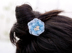 Kẹp tóc phong cách retro phụ kiện tóc Hanfu trang phục hàng ngày phụ kiện vải hoa trang sức đẹp siêu cổ tích kẹp tóc cho bé gái Phụ kiện tóc