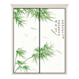 Гардероб раздвижные двери установили современные новые китайские 3D -окрашенные дверные дверцы.