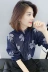 Châu Âu 2019 xuân hè mới của phụ nữ Hàng hóa châu Âu phiên bản Hàn Quốc của áo sơ mi cổ trụ ren hoa dại - Áo sơ mi