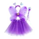 Цветовая юбка с пурпурной панкой четыре