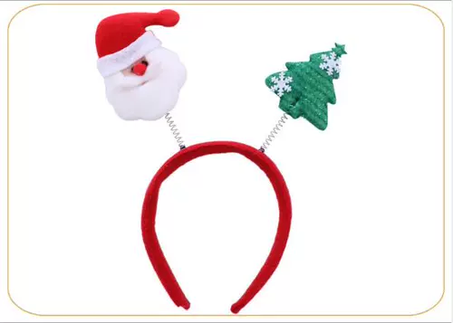 Рождественский ободок для пожилых людей, декор