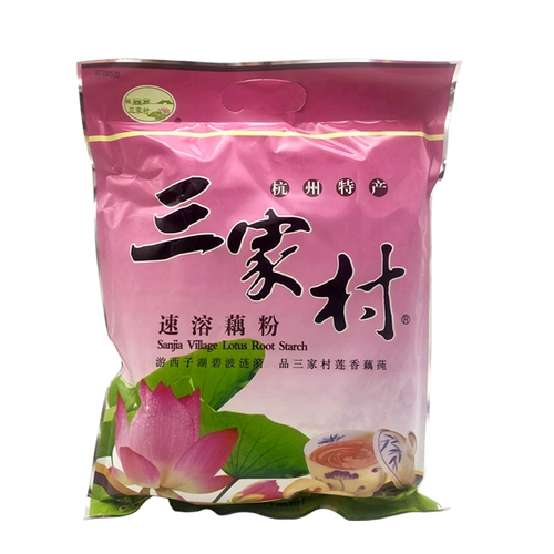 Санджиа деревня Западное озеро Pure Hangzhou Specialty Оригинальный сладкий порошок ручной лотос бедный порошок 560 г завтрак