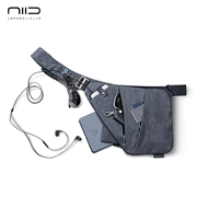 NIID FINO túi lưu trữ súng kỹ thuật số đa chức năng chống trộm túi ngực nam Túi đựng túi đeo vai siêu mỏng đích thực - Lưu trữ cho sản phẩm kỹ thuật số