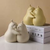 Симпатичная обнимающая грушевая керамика Boxi Pear не отказывается от книги, чтобы заблокировать книжные полки, никогда не различая книги о грушах, украшениями в гостиной